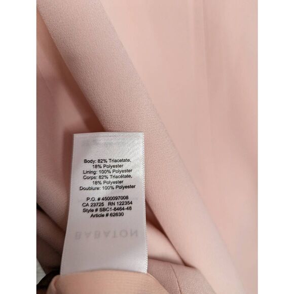 Aritzia Babaton Patricio soft pink mini dress size 4 - Picture 5 of 7